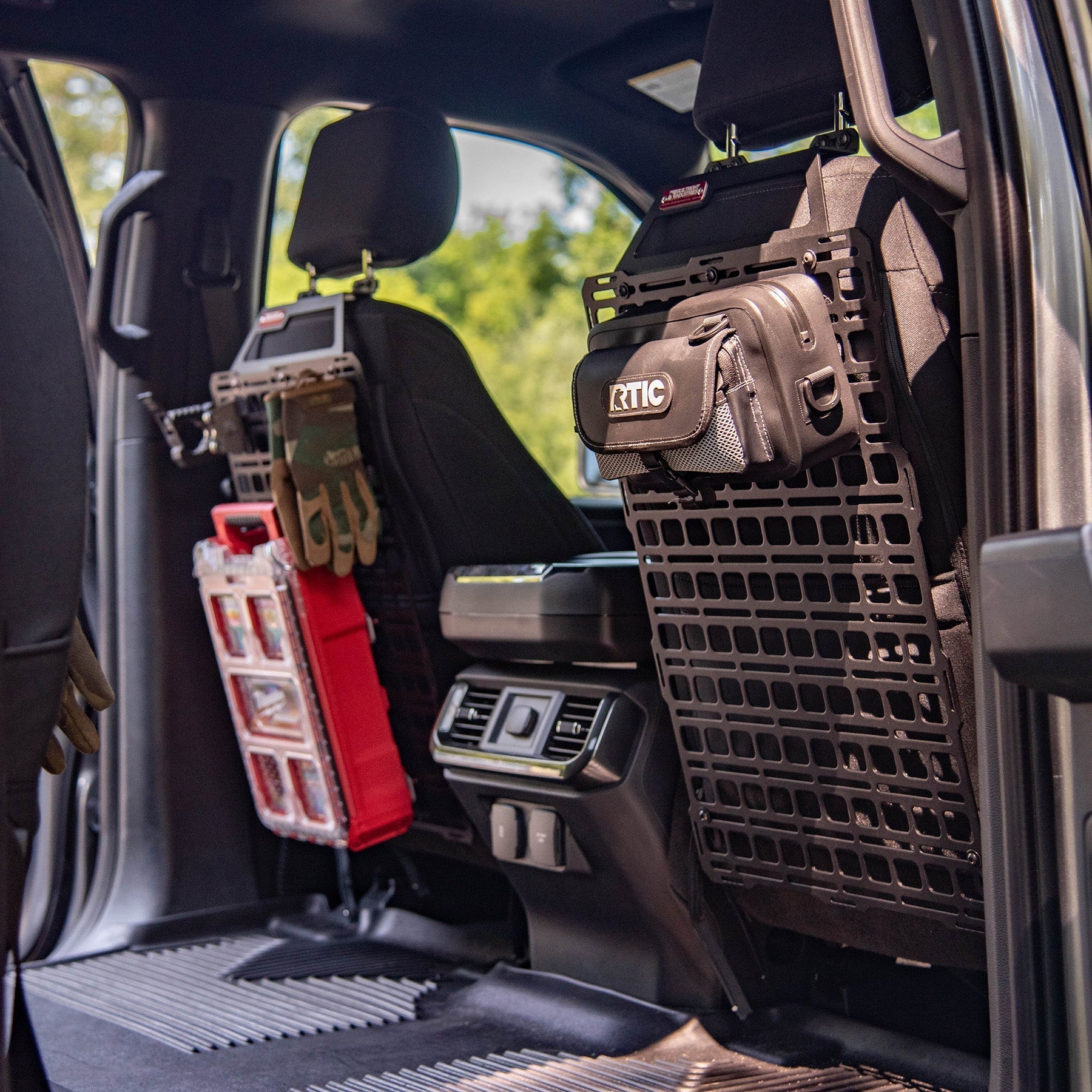 BuiltRight  Seat Back Tech Plate MOLLE Kit - RAM 1500 (2019+)