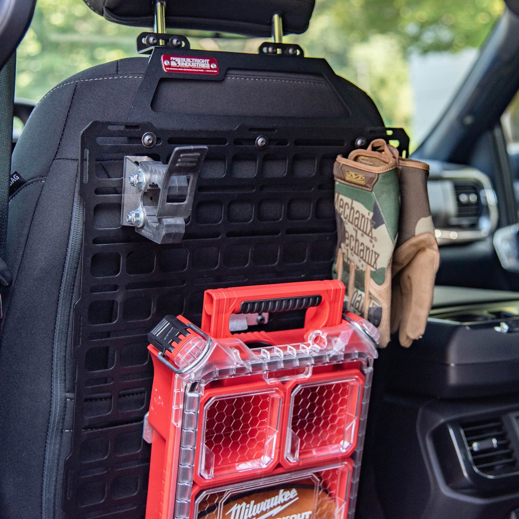 BuiltRight  Seat Back Tech Plate MOLLE Kit - RAM 1500 (2019+)