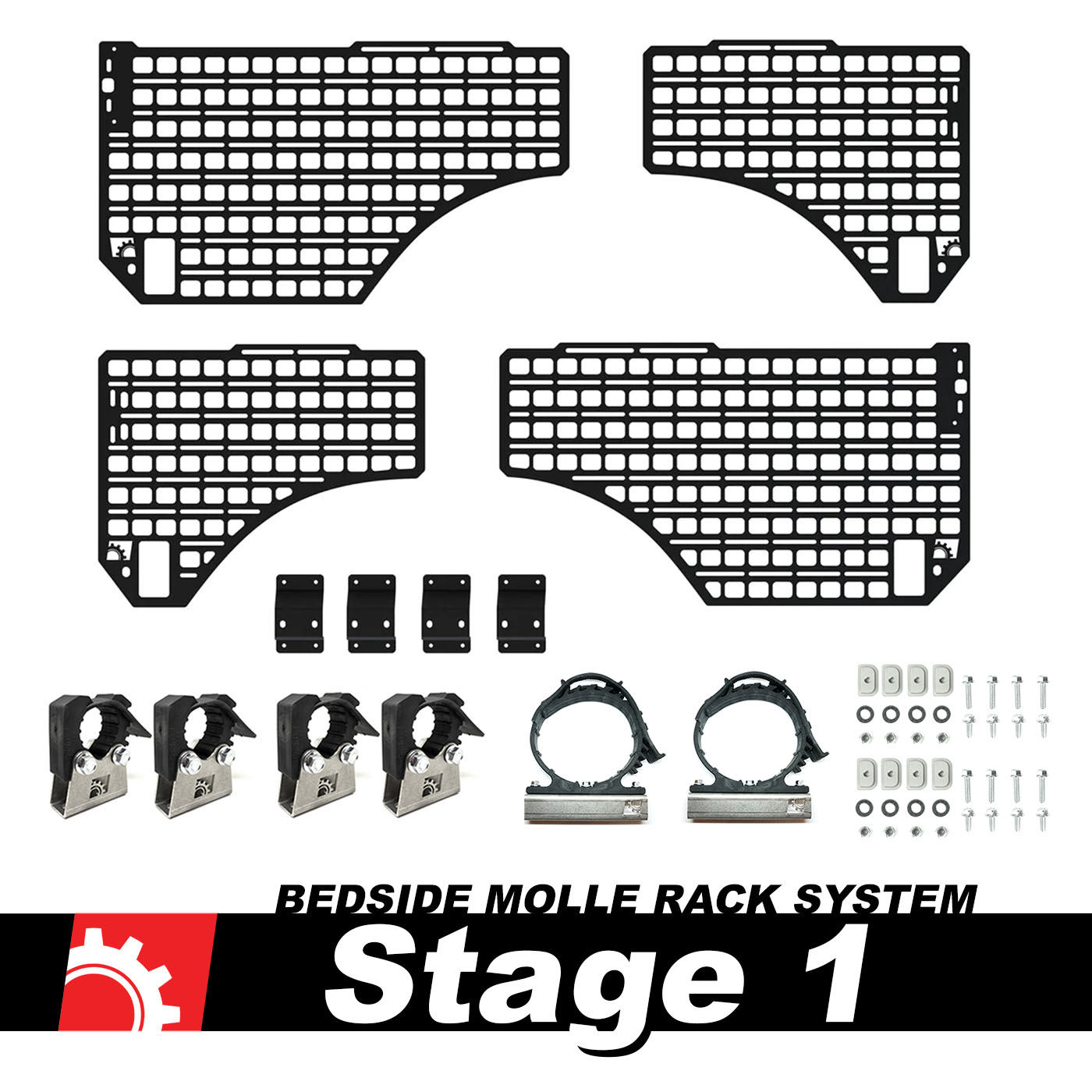 BuiltRight Bedside Rack MOLLE Panel System | RAM 1500 (2009-2019)