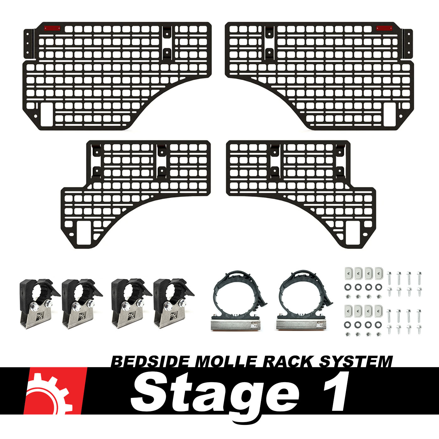 BuiltRight Bedside Rack MOLLE Panel System | RAM 1500 (2019+)