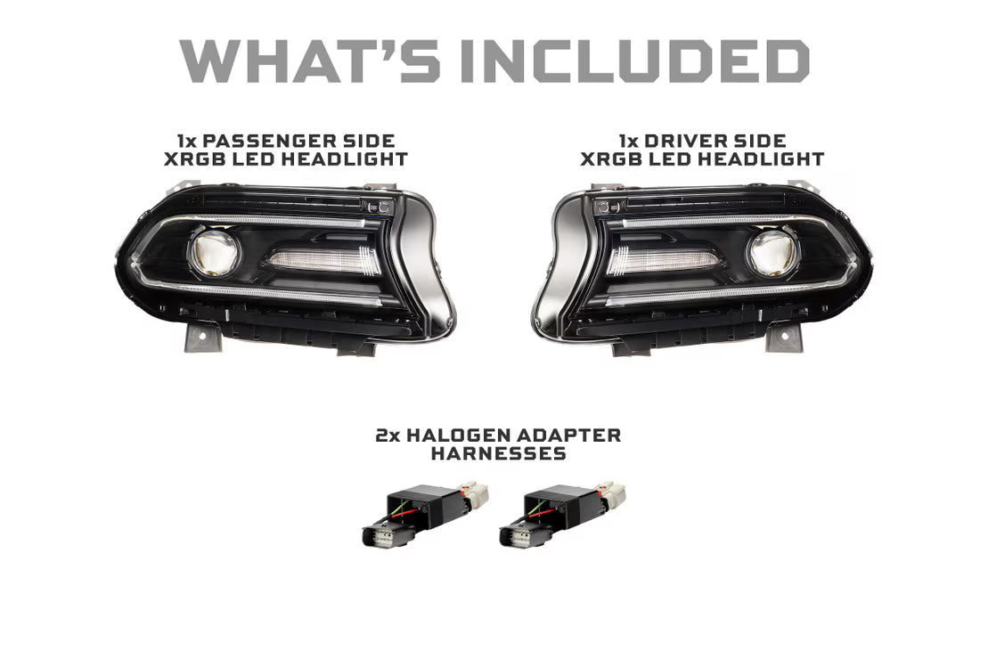 Morimoto Dodge Charger (15-23) XRGB LED Headlights