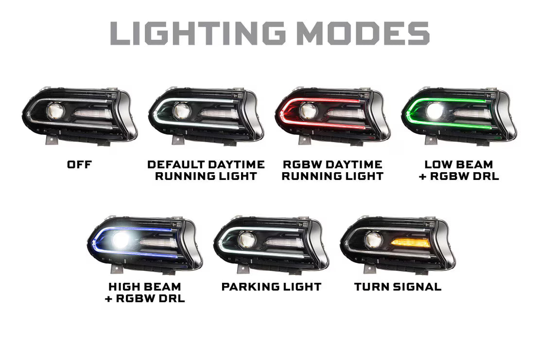 Morimoto Dodge Charger (15-23) XRGB LED Headlights
