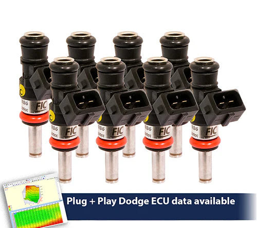 FIC Fuel Injector Clinic 1200CC Injector Set for Dodge Hemi Gen 1-4 Whipple Supercharger(High-Z)