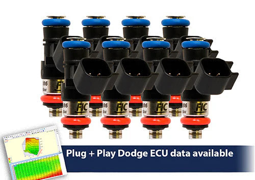 FIC Fuel Injector Clinic Injector 1200CC Set for Dodge Hemi Gen 1-4 Whipple Supercharger(High-Z)
