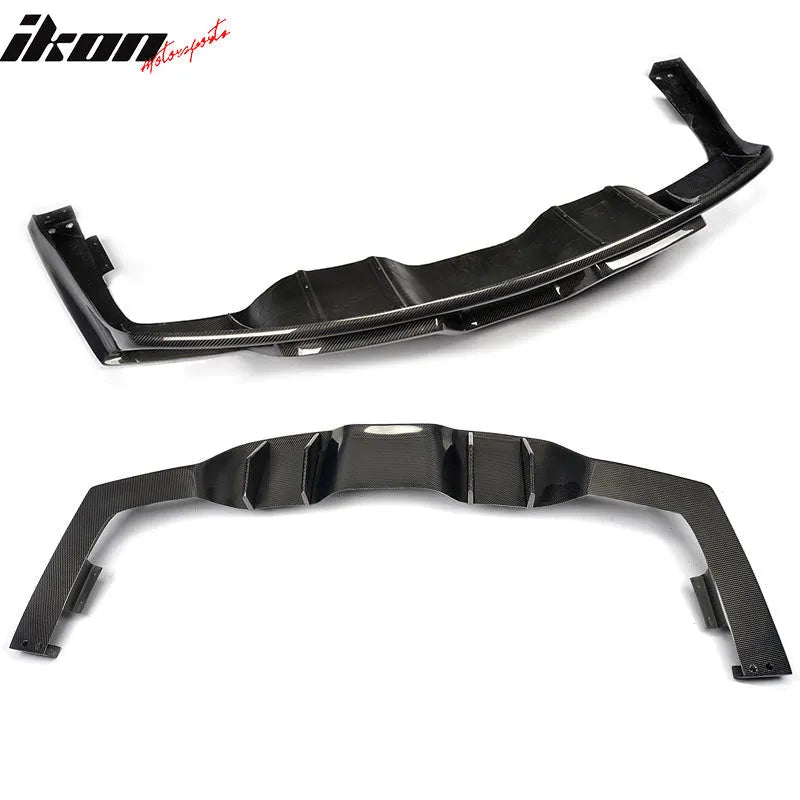 2015-2017 Ford Mustang S550 JC Style Rear Bumper Diffuser Carbon Fiber