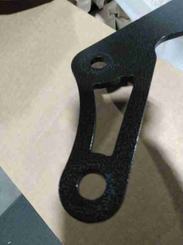 OPEN BOX DSS  BMR 08-23 Challenger Front Driveshaft Safety Loop - Black Hammertone