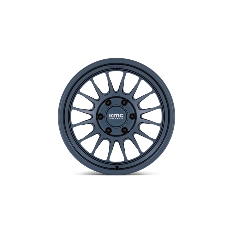 KMC Impact Forged Blue Wheel