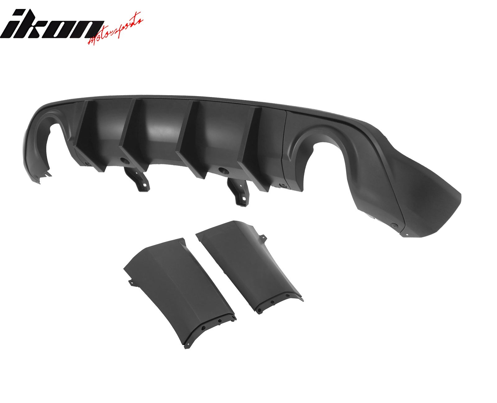 2011-2024 Dodge Durango Rear Bumper Lip Diffuser V1 Matte Black Apron
