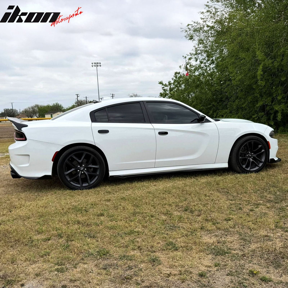IKON Motorsports Trunk Spoiler for Dodge Charger Redeye 2015-2023 Style Gloss Black ABS