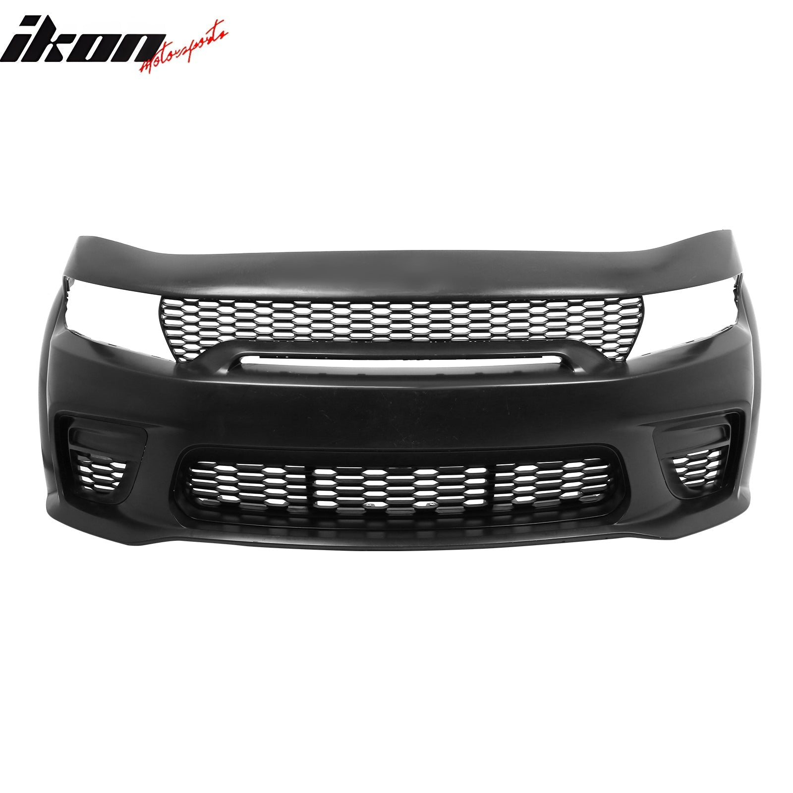 Ikon Motorsports 15-23 Dodge Charger Wide Body Front & Rear Bumper Cover w/ Fender Flare/Diffuser
