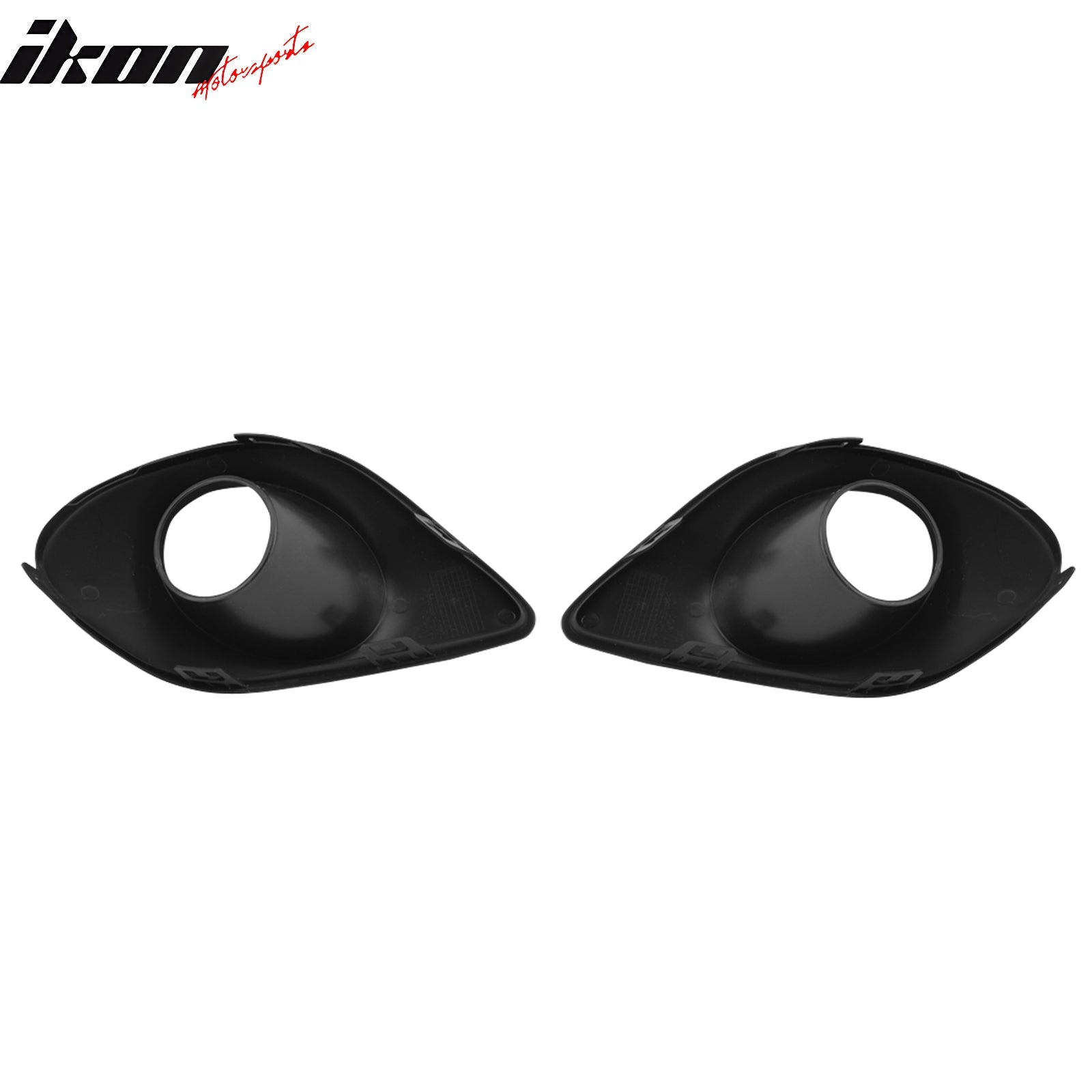 Ikon Motorsports 2015-2023 Dodge Charger Halogen Fog Lights White Lens Bumper Lamps Kit