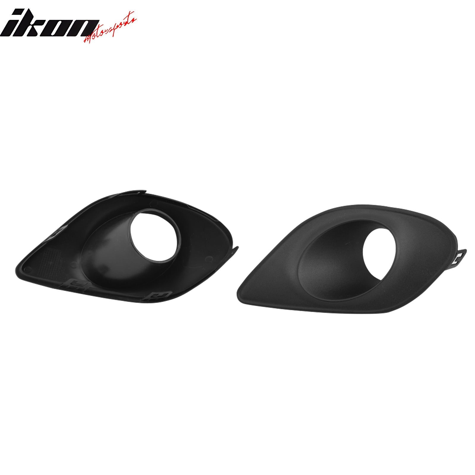 Ikon Motorsports 2015-2023 Dodge Charger Halogen Fog Lights White Lens Bumper Lamps Kit