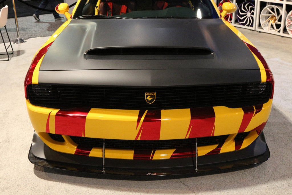 Dodge Challenger Widebody (Hellcat, Scat Pack, RT) & Demon Carbon Fiber Front Wind Splitter 2018 - 2023