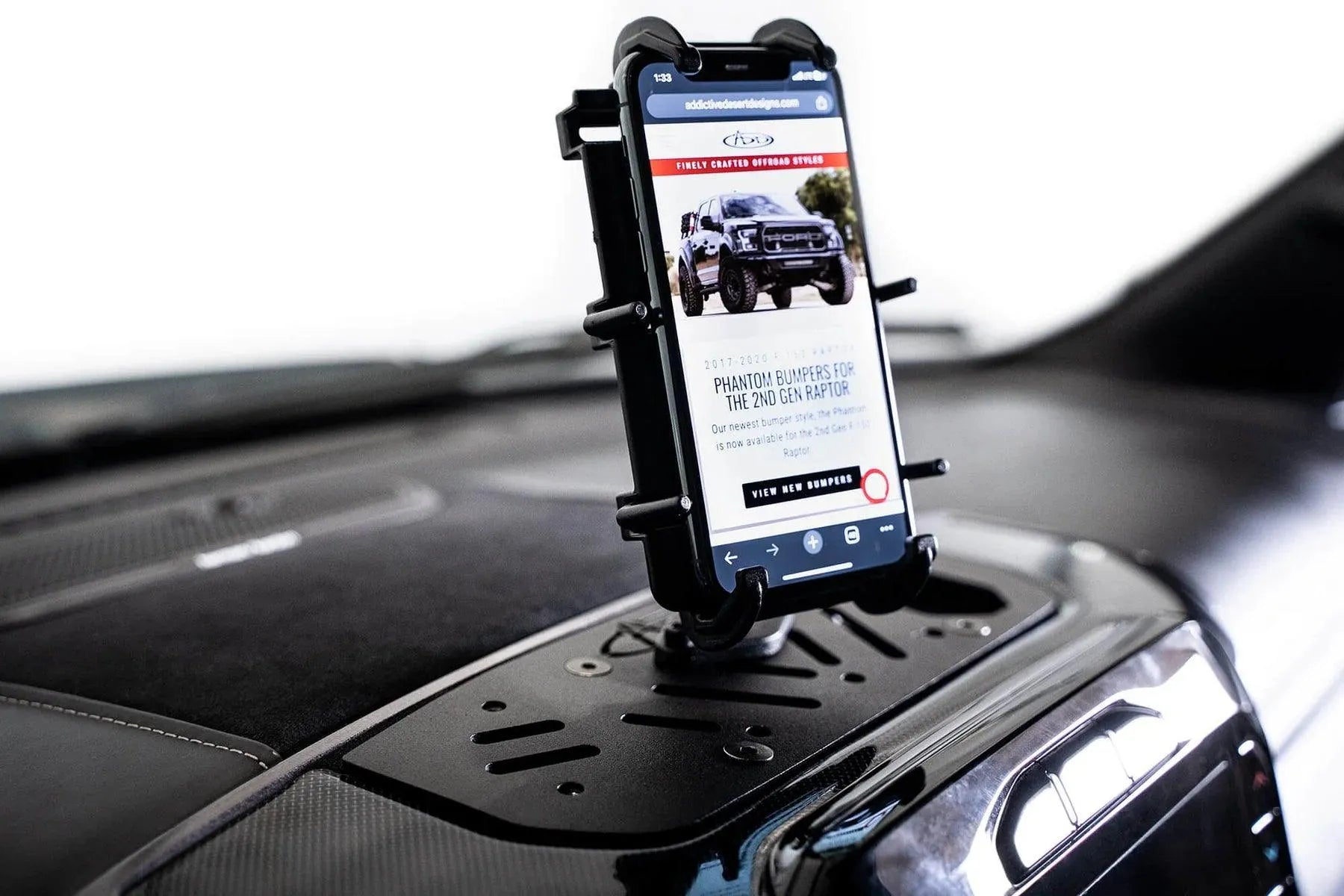ADD 2019-2026 RAM 1500, RHO & TRX DIGITAL DEVICE DASH MOUNT