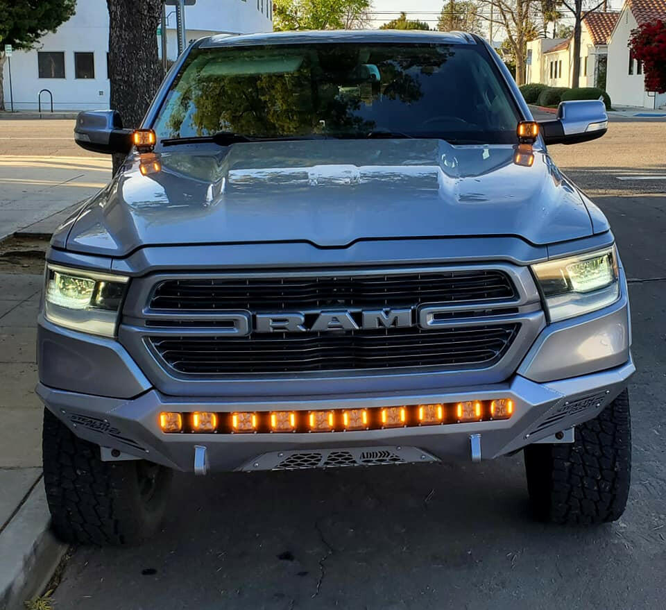 M&R Automotive 2019+ RAM 1500 TRX Hood Mount/Ditch Lights/Pillars