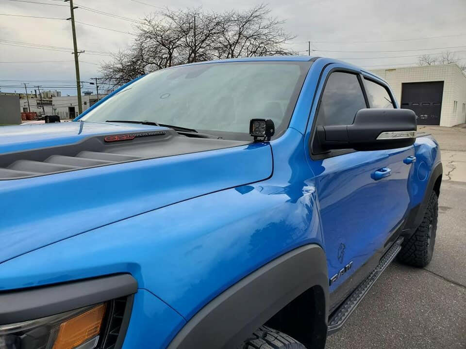 M&R Automotive 2019+ RAM 1500 TRX Hood Mount/Ditch Lights/Pillars
