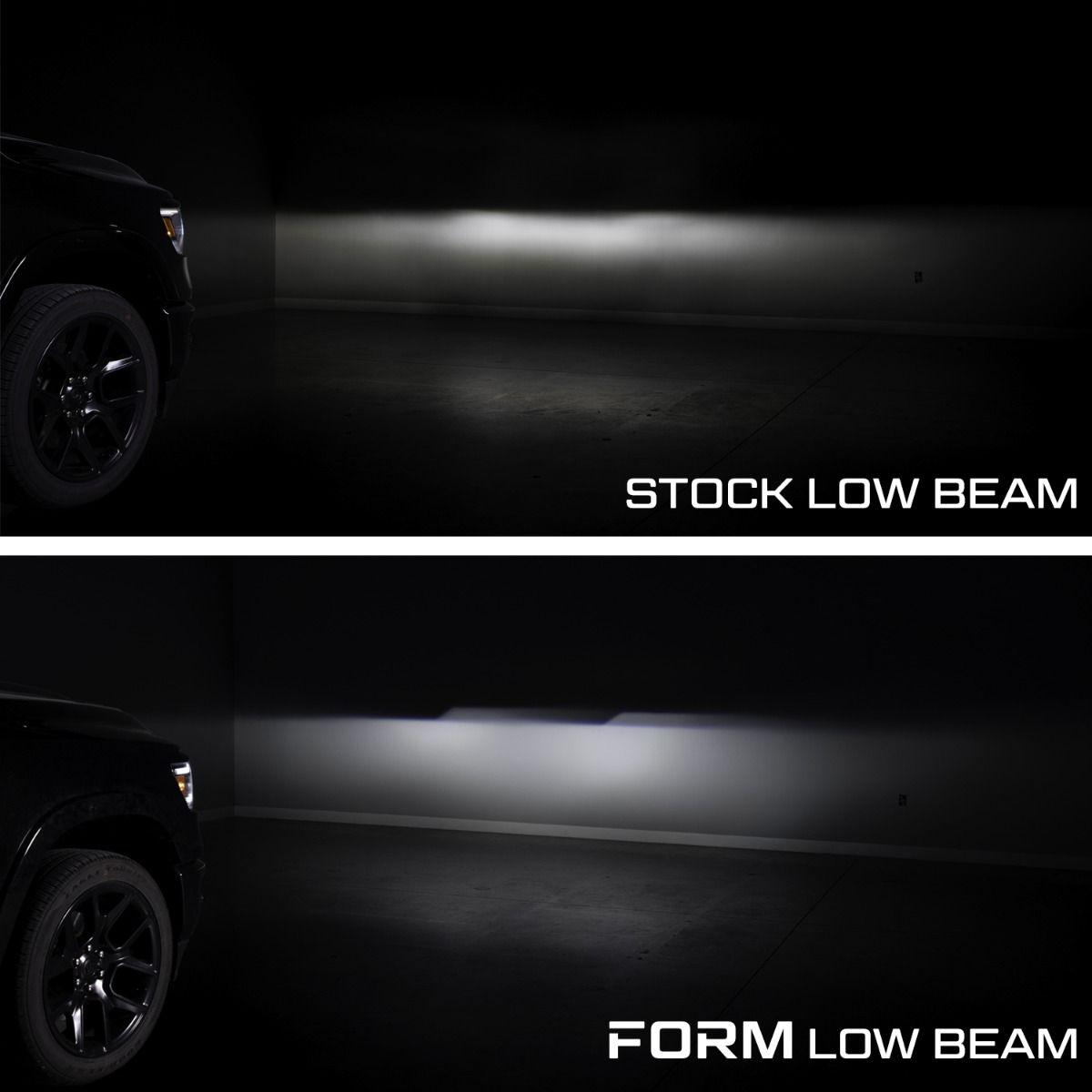 Form Lighting 2019-2023 Ram 1500 Sequential LED Projector Headlights (pair)