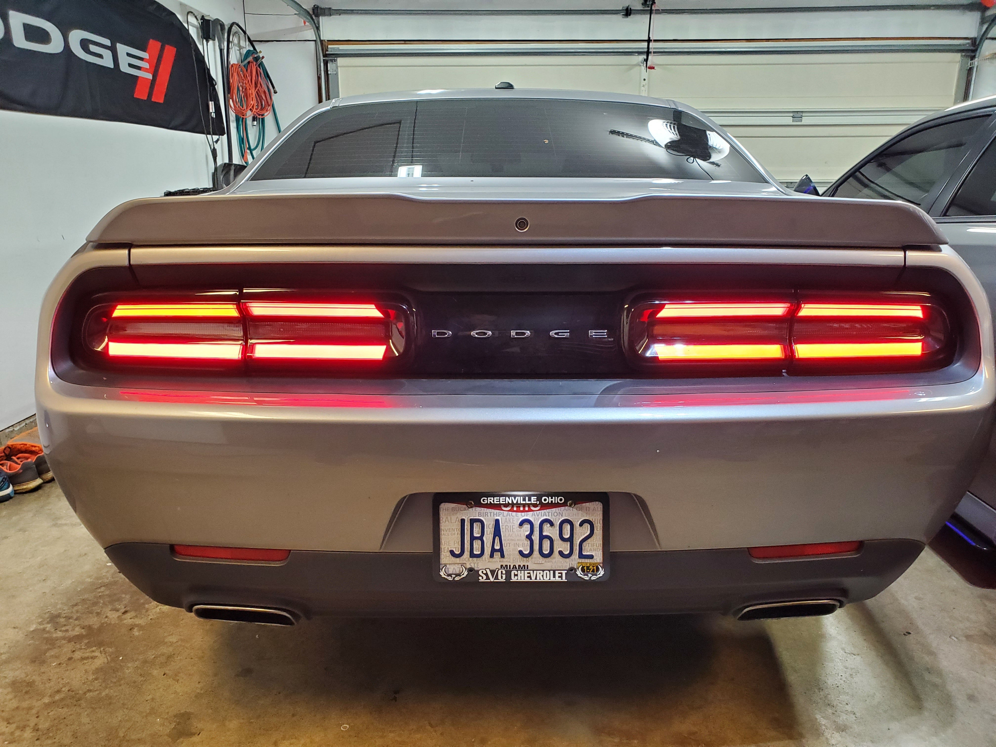 15-23 Dodge Challenger Taillight Decal Design 2