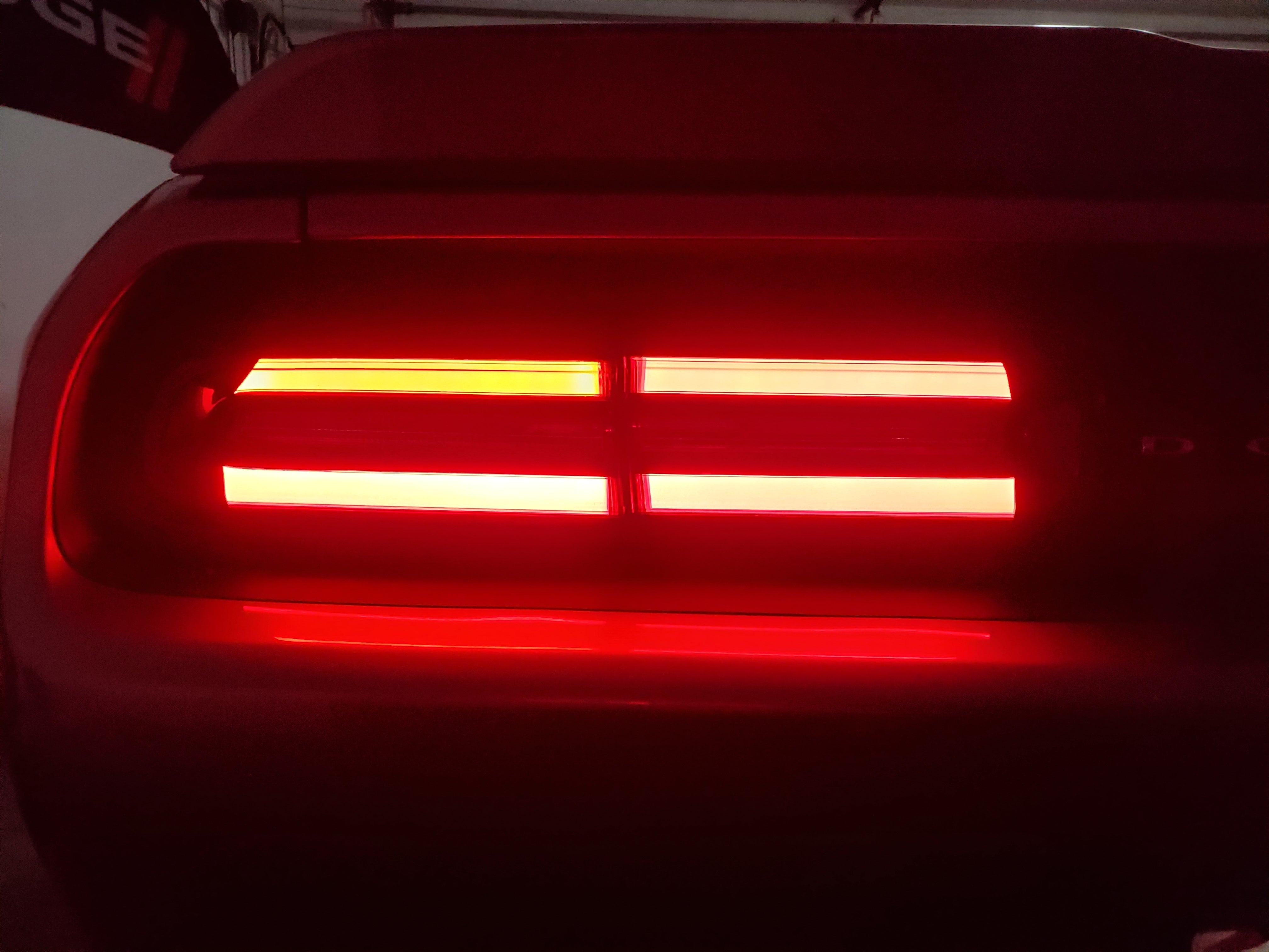 15-23 Dodge Challenger Taillight Decal Design 2
