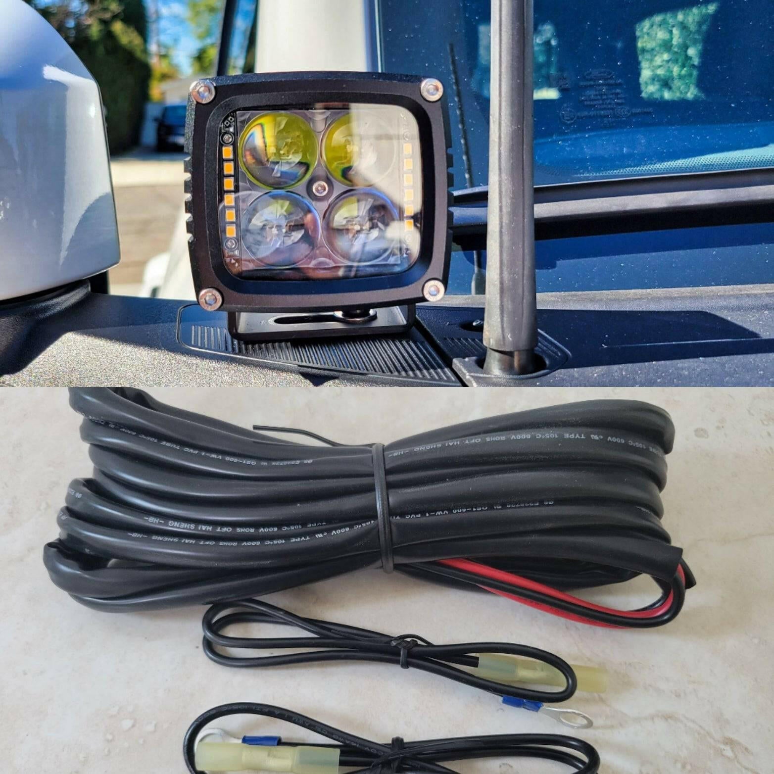 2021+ Ford Bronco Hood Mount/Ditch Lights/Pillars