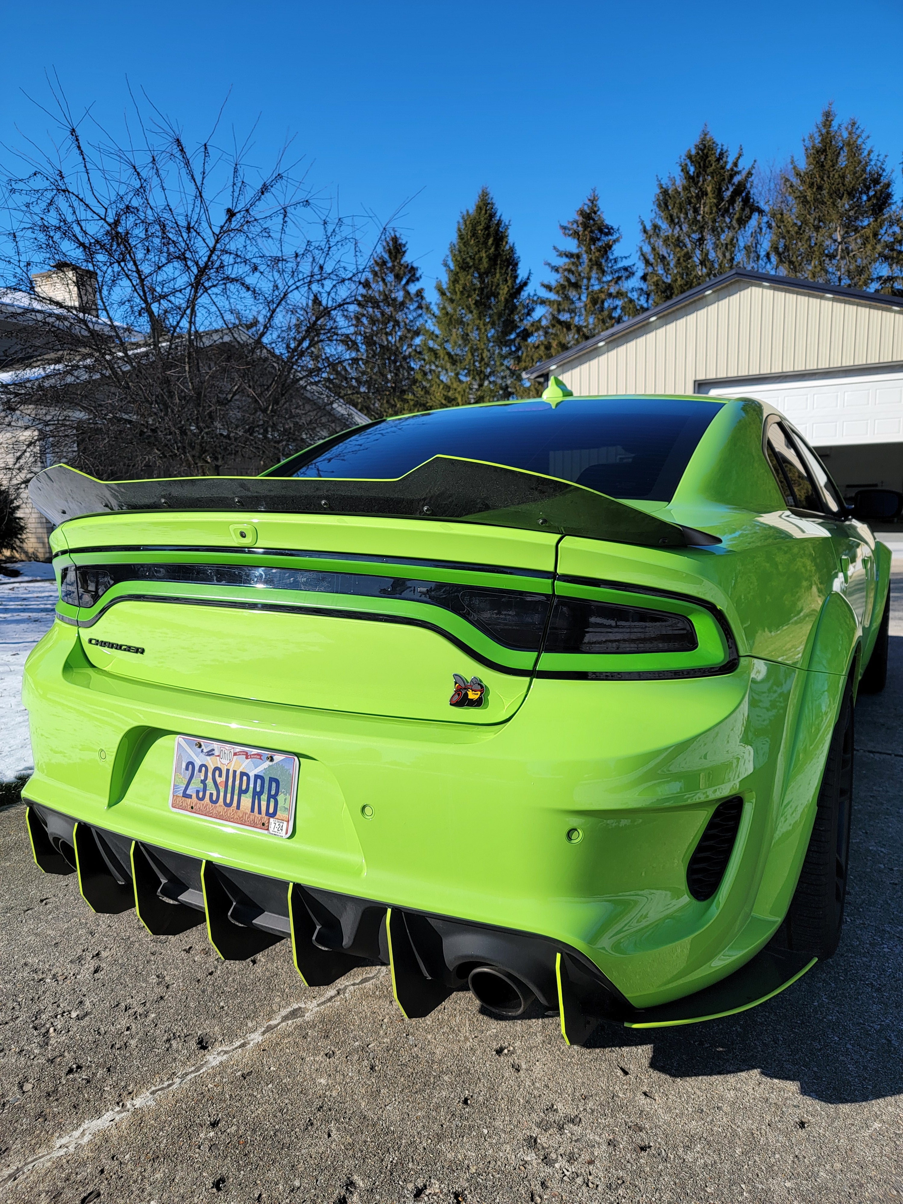 15-23 Dodge Charger Colored Taillight Tint Overlay