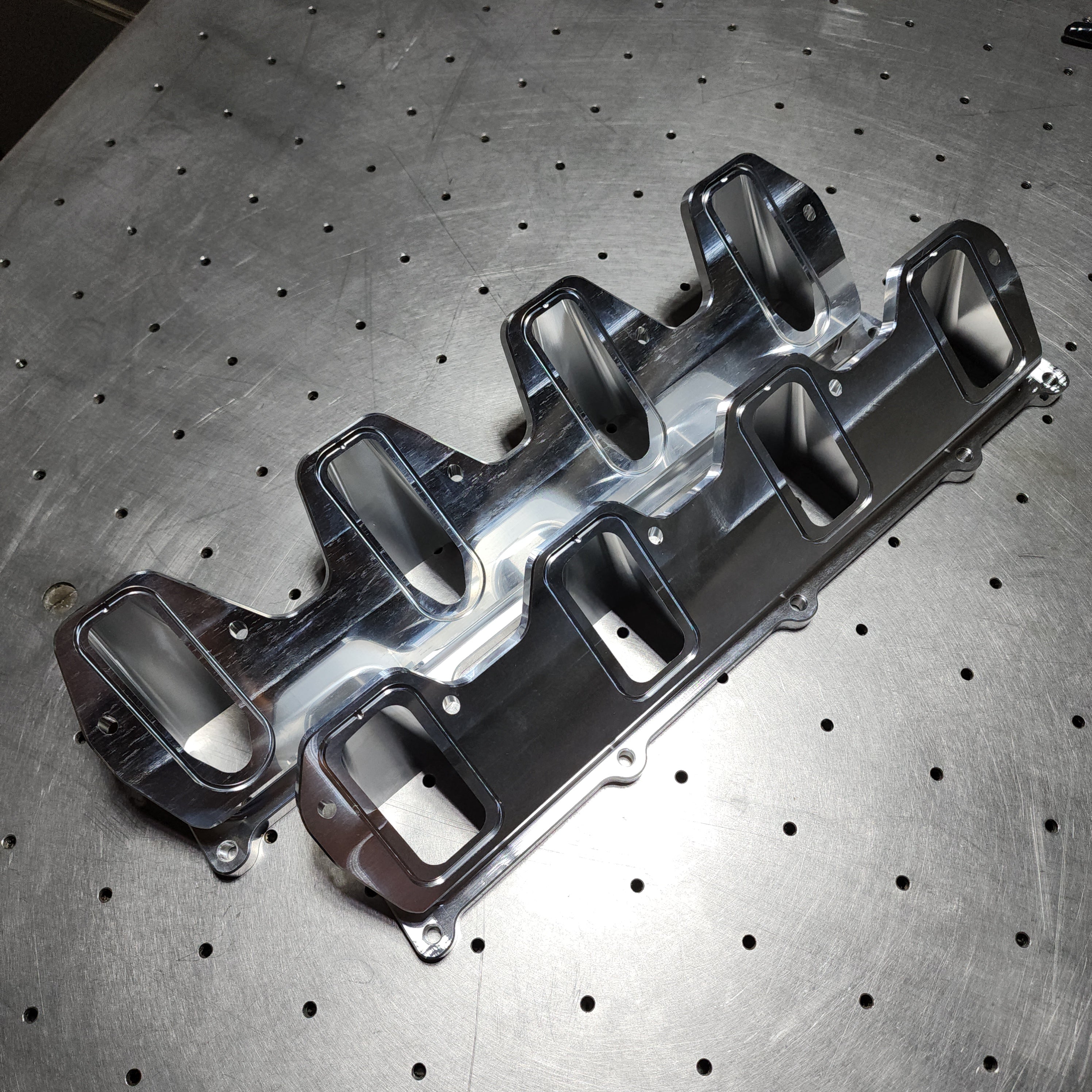 Fabworkz Billet Aluminum Adapters for Hellcat Supercharger to LS Rectangular Port Engines