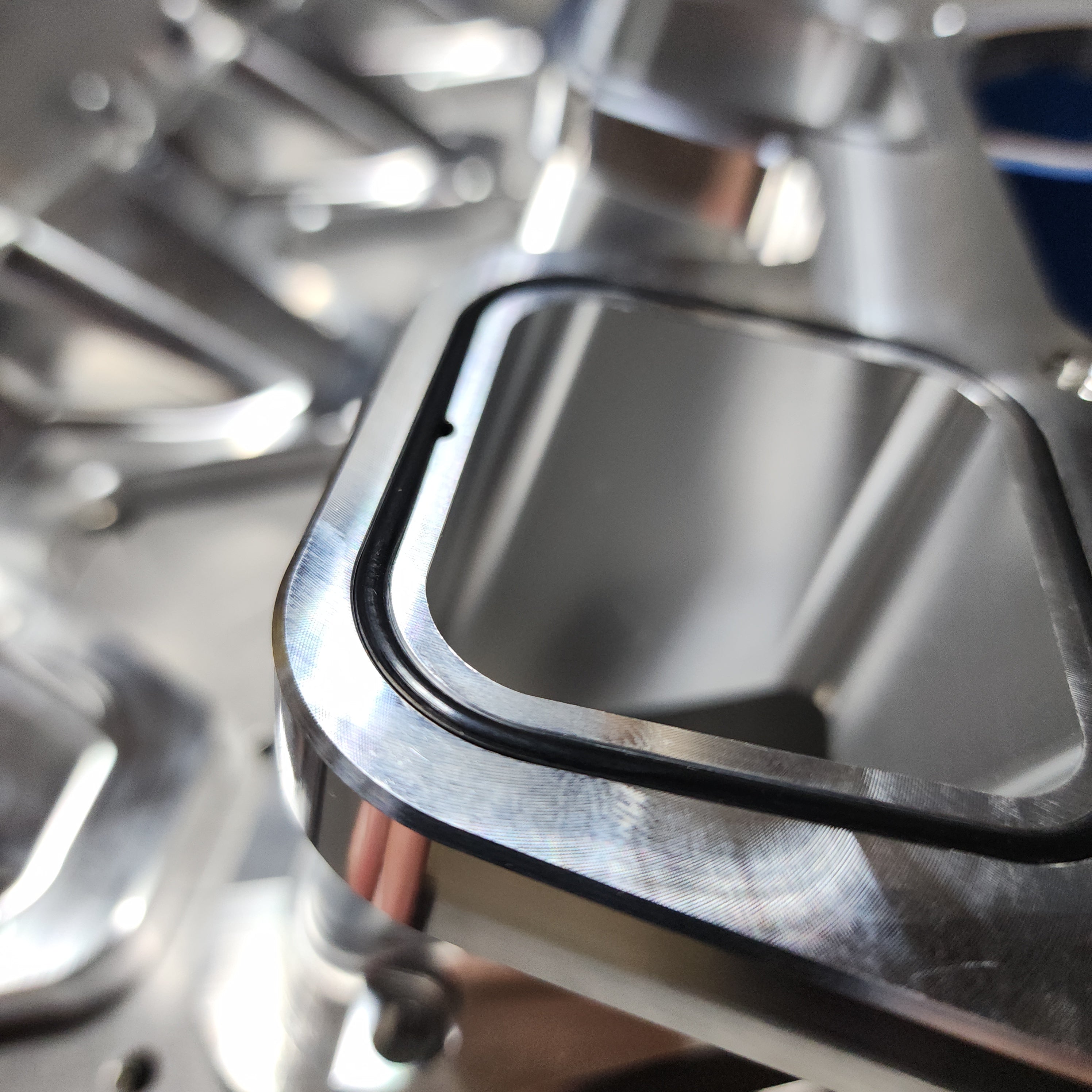 Fabworkz Billet Aluminum Adapters for Hellcat Supercharger to LS Engine Cathedral Ports