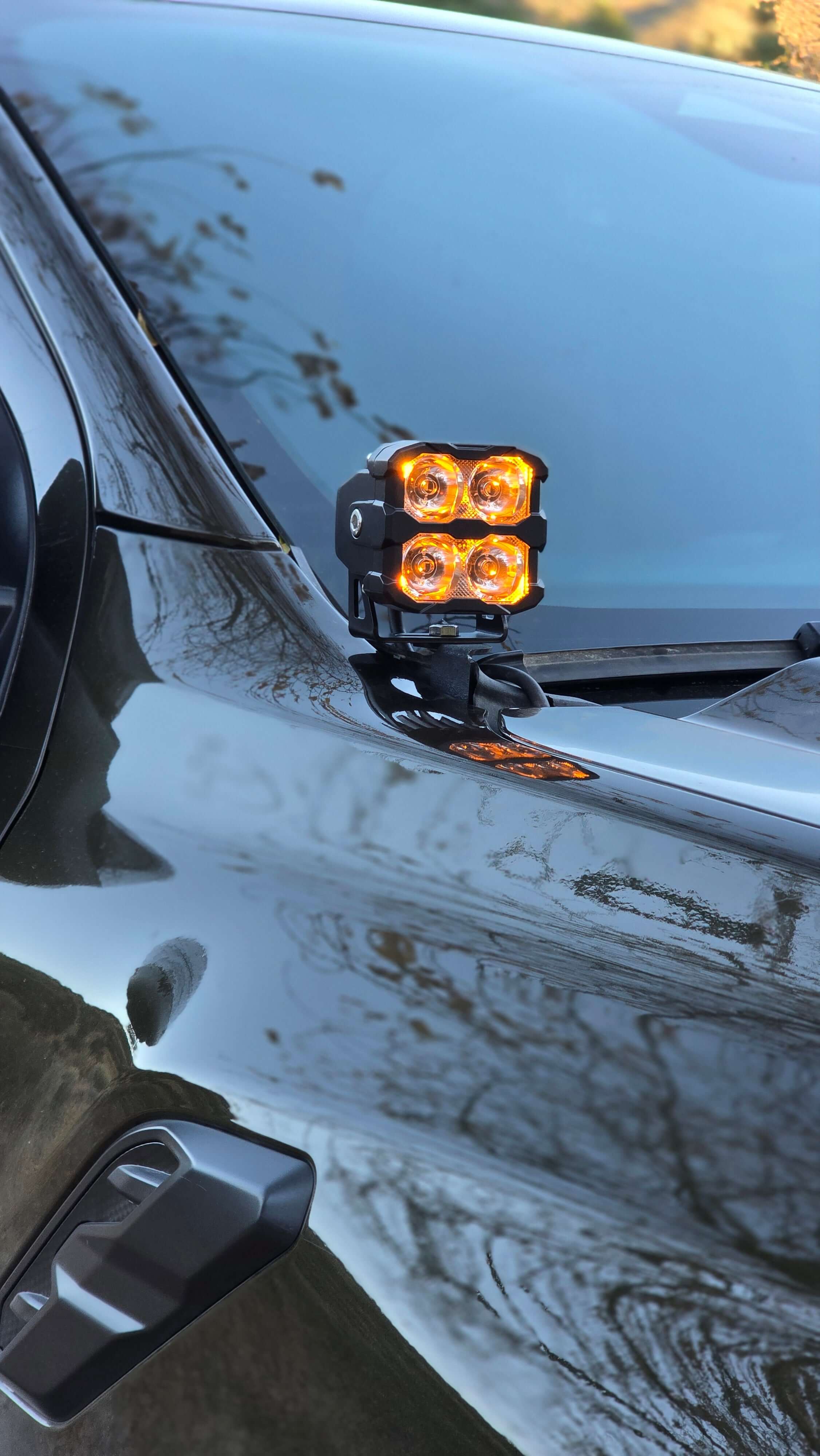 2024+ Ford Ranger Raptor Hood Mount/Ditch Lights - PRO