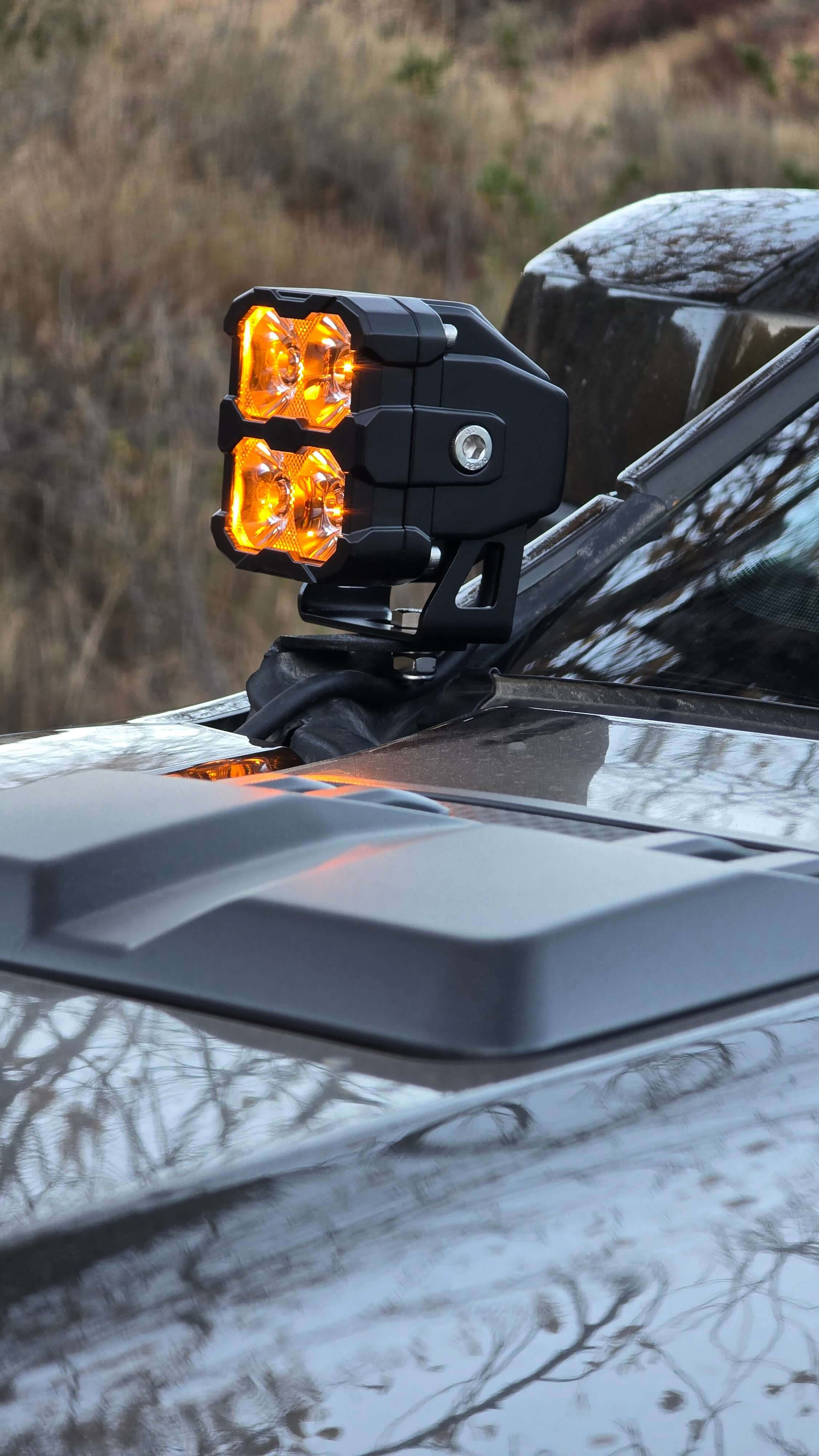 2024+ Ford Ranger Raptor Hood Mount/Ditch Lights - PRO