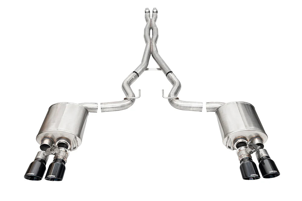 Corsa 2024 Ford Mustang V8 5.0L 3in Cat-Back Exhaust System w/ Twin 4in Tips