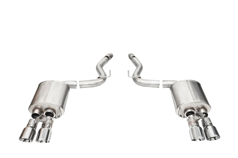 Corsa 2024 Ford Mustang V8 5.0L 3in Axle-Back Exhaust System w/ Twin Tips