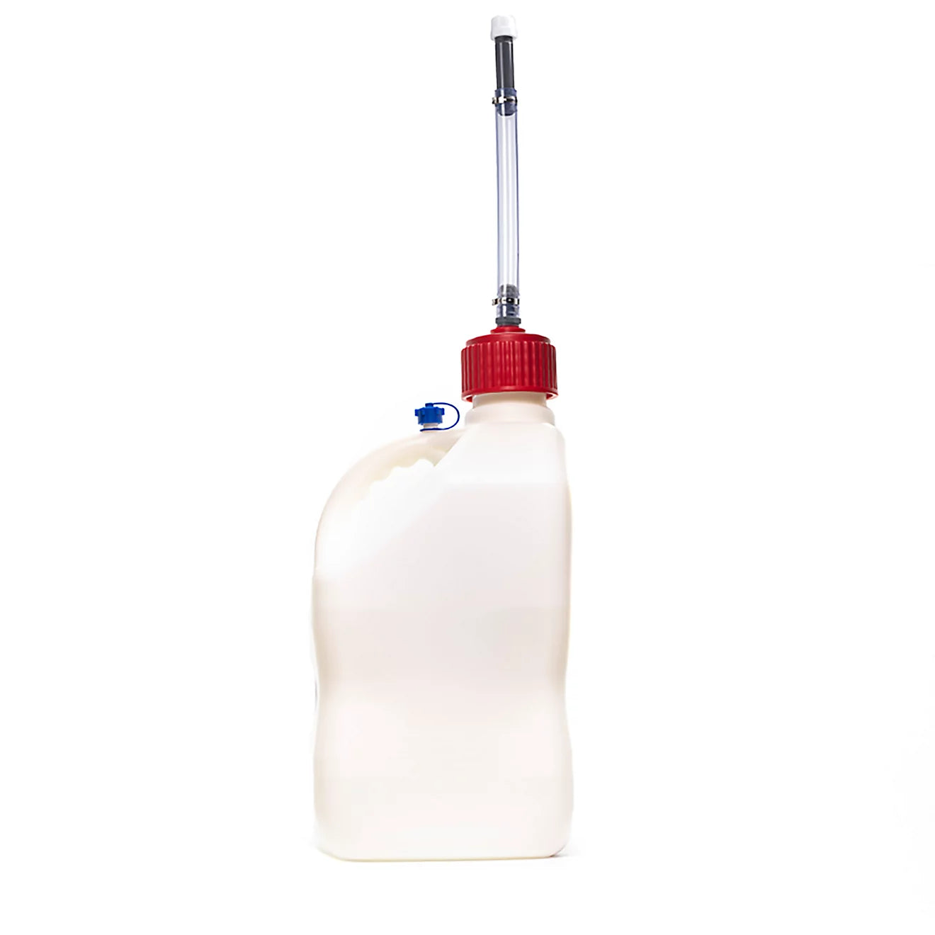 5.5 Gallon Utility Jug w/ Deluxe Hose - 5.5-Gal Sq. Motorsport Container