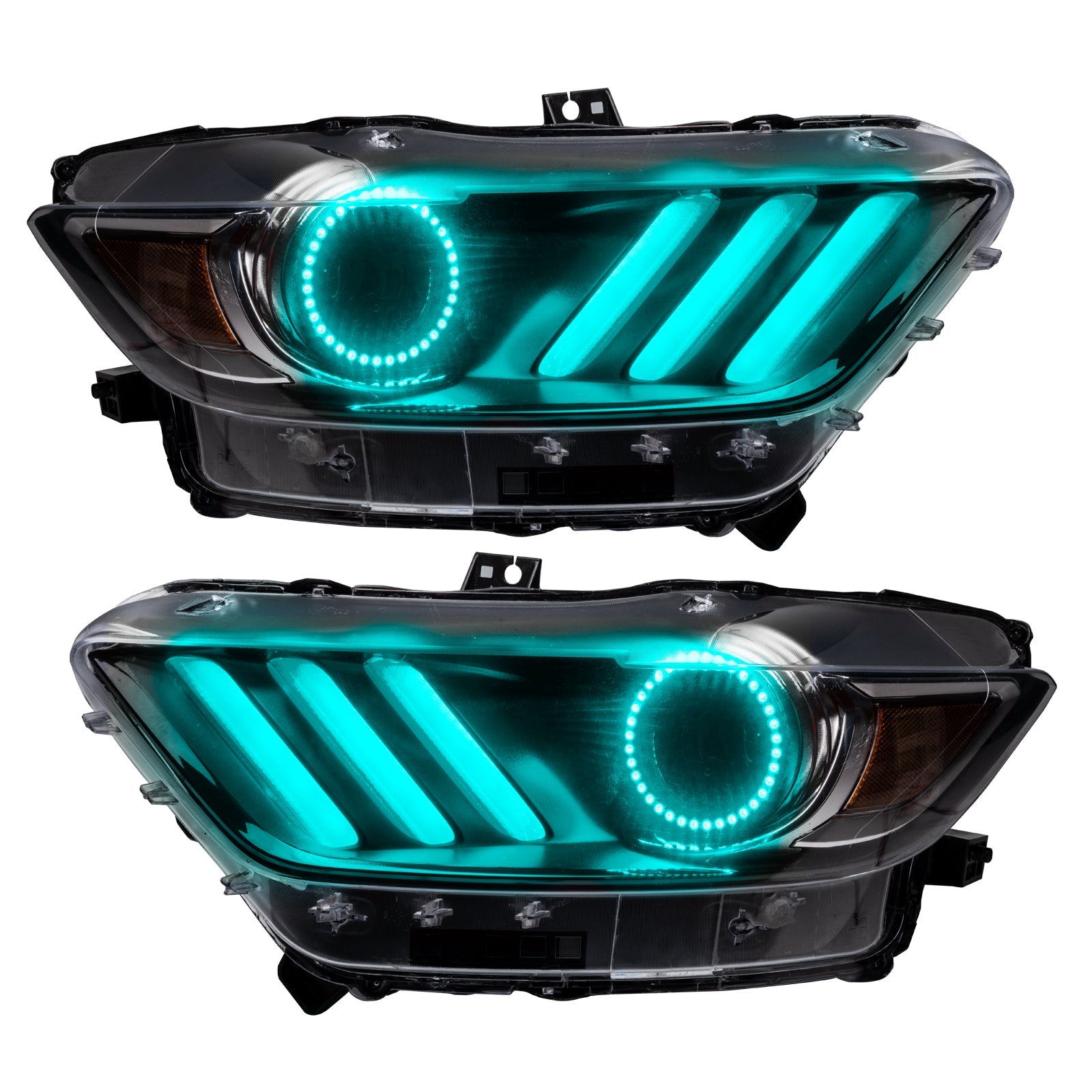 ORACLE Lighting 2015-2017 Ford Mustang V6/GT/Shelby ColorSHIFT DRL Upgrade w/Halo Kit