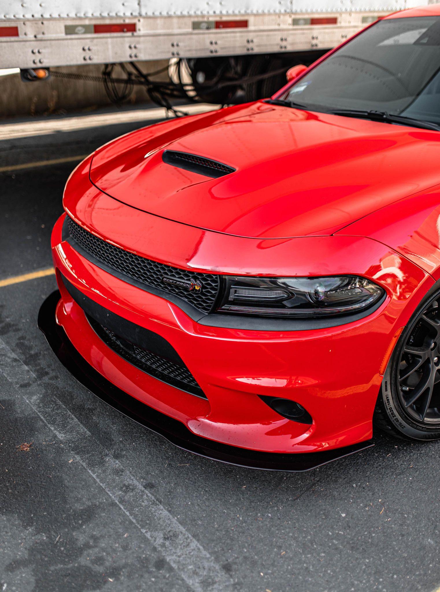 AeroflowDynamics 2015-2022 Dodge Charger Front Splitter V1 (Scatpack/Hellcat/Daytona)