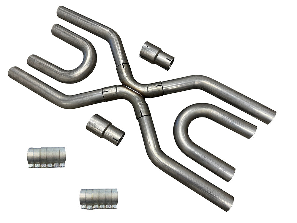 Universal 2 1/2" Exhaust Builder Kit | (304 Stainless)