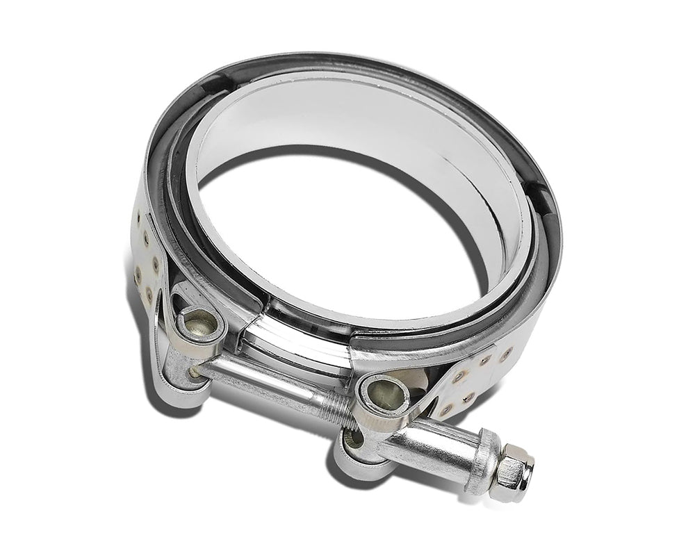 2.5" V-Band Clamp & Flanges | (Large 8mm x 1.25 Bolt)