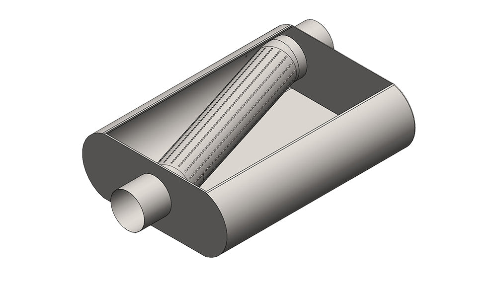 3" Inlet/Outlet "Street Series" Muffler | (Center/Offset)