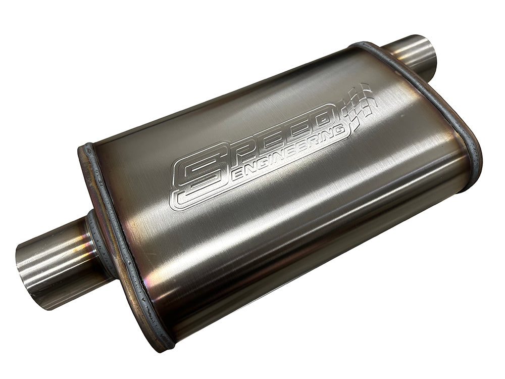 2.5" Inlet/Outlet "Street Series" Muffler | (Center/Offset)