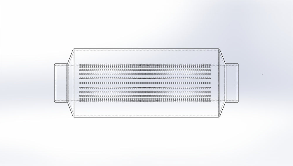 3" Inlet/Outlet "Bullet Series" Muffler | (12" Length)
