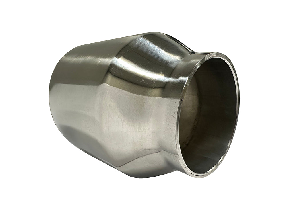 Stainless 2.5" Exhaust Tip | (5" Length, 4" Tip Diameter)