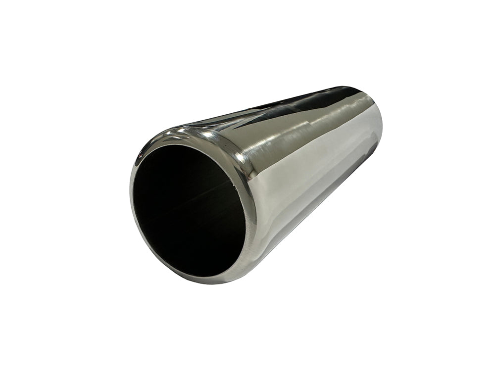 SStainless 2.5" Exhaust Tip | (8" Length, 2.75" Tip Diameter)