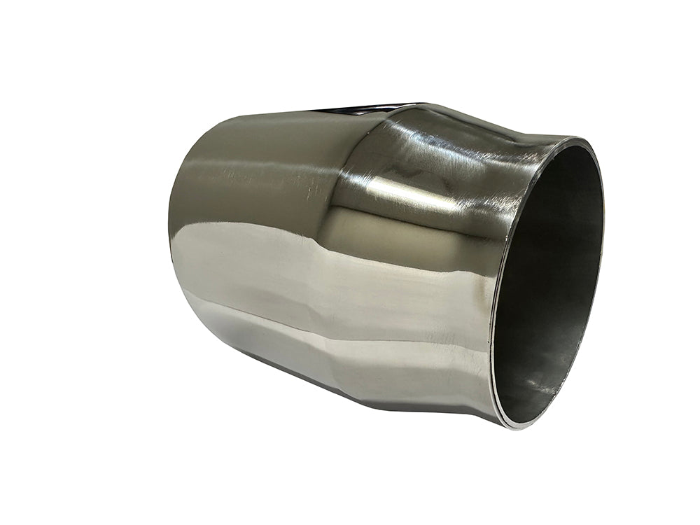 Stainless 3" Exhaust Tip | (5" Length, 4" Tip Diameter)