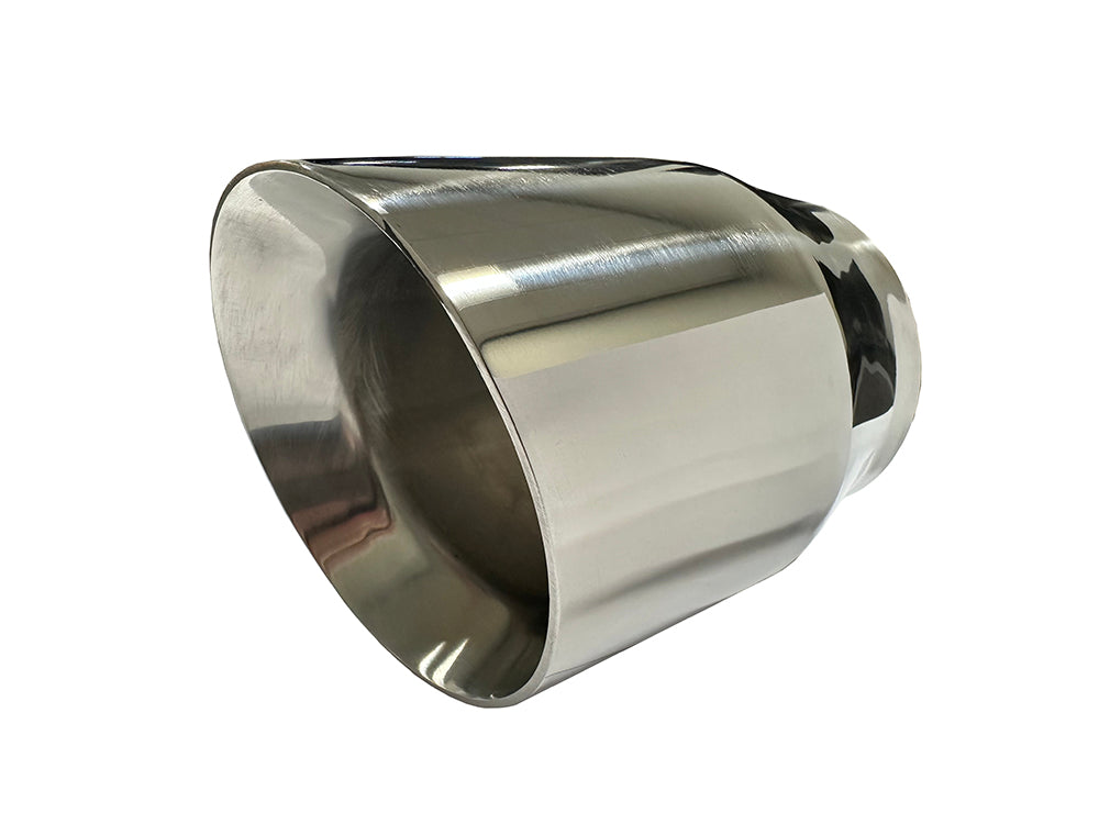 Stainless 3" Exhaust Tip | (5" Length, 4" Tip Diameter)