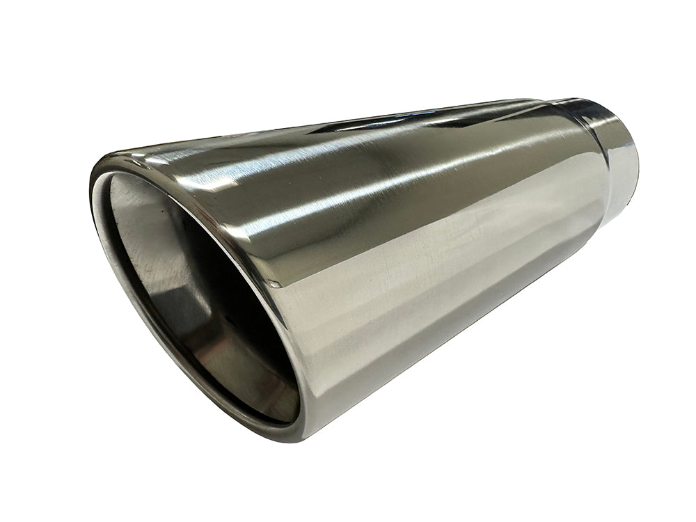 Stainless 3.5" Exhaust Tip | (11" Length, 4" Tip Diameter)