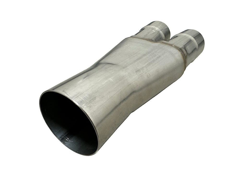 Universal Y-Pipe | (2.5" Inlets/3" Outlet) Stainless