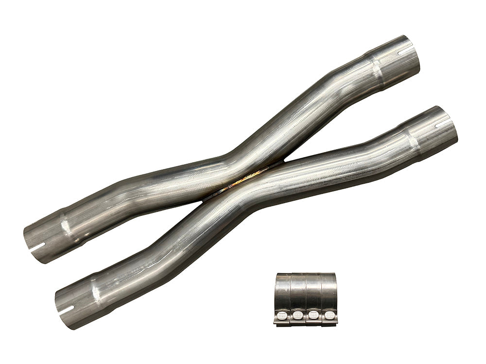 Universal X Pipe 2.5" | (304 Stainless) 26" Length