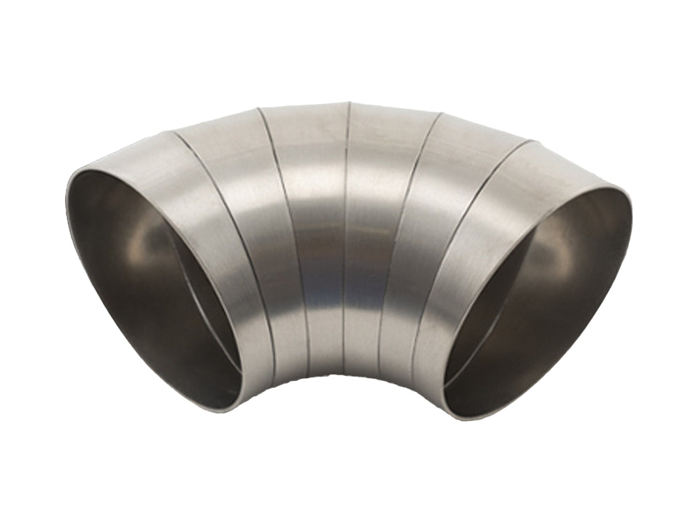 Stainless Steel 90 Degree Round Pie Cuts | 2.5" (6 Pieces)