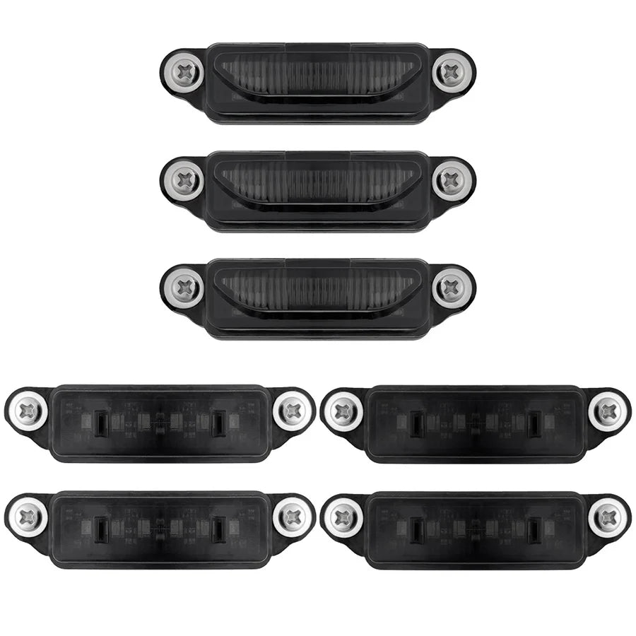 RECON Dodge 21-25 RAM 1500 TRX 7-PC Fender & Hood Light Kit Smoked Lens White or Amber LED Running Lights w/ Startup Light Sequence - Multiple Options
