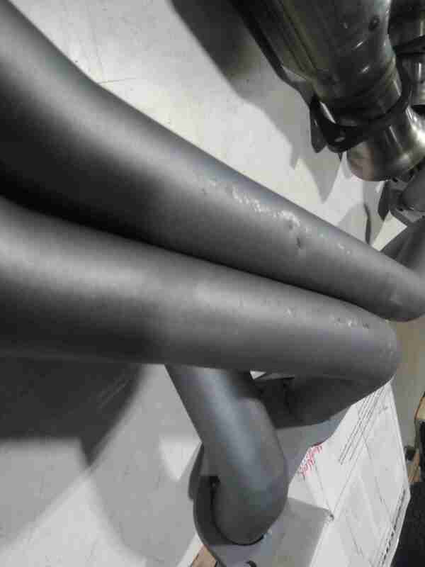 SCRATCH & DENT BBK 05-08 Dodge 5.7 Hemi (Car) Long Tube Headers w/High Flow Catted Mid Pipe (Ti Ceramic)