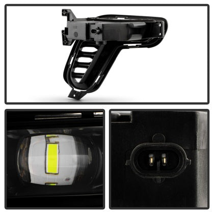 Spyder Dodge Durango 21-24 OEM Style LED Fog Lights w/Switch